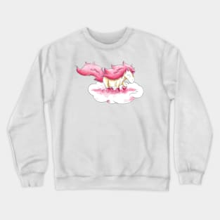 Baby on a Cloud (Baby Girl) Crewneck Sweatshirt